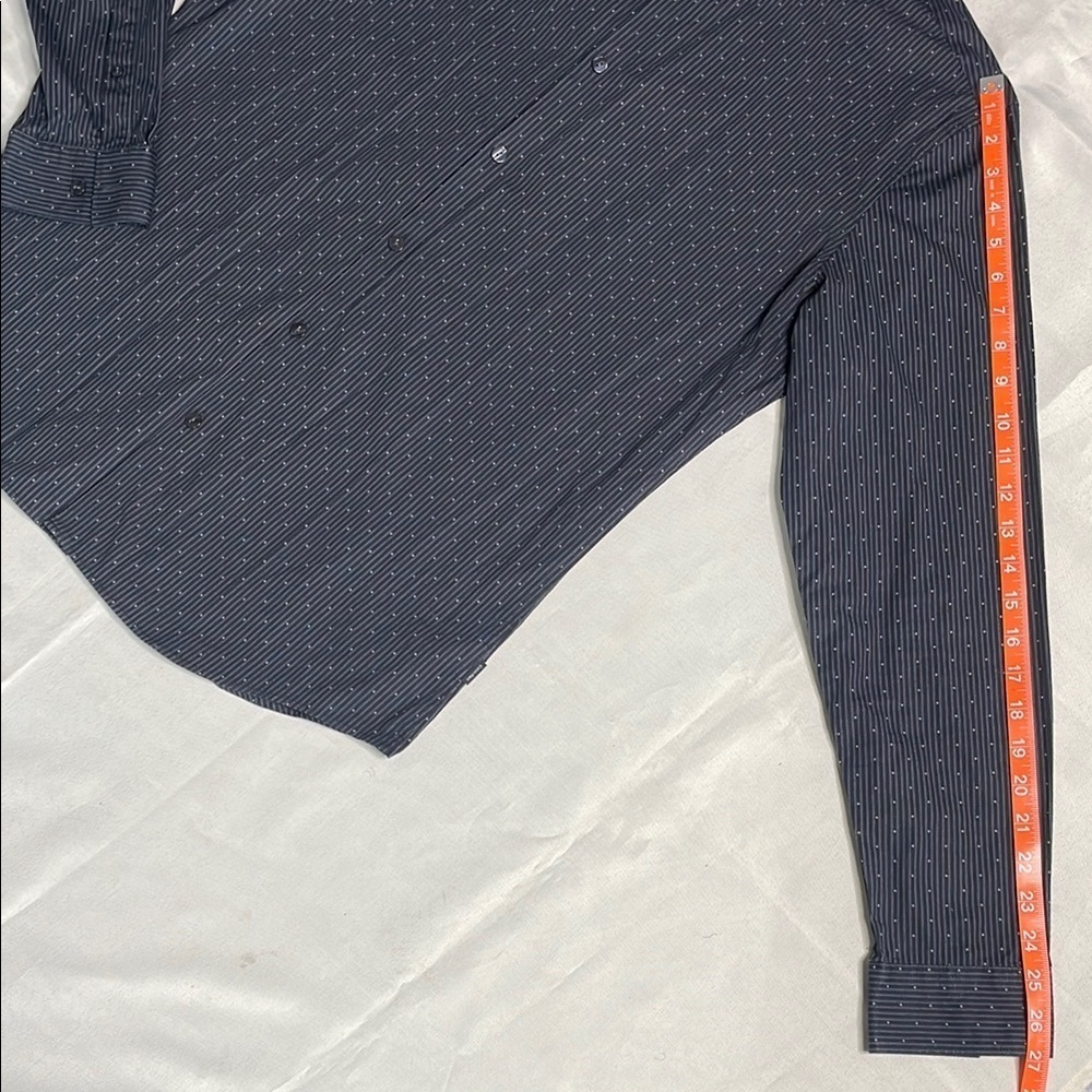 CALVIN KLEIN Black Striped Shirt - Picture 4 of 11